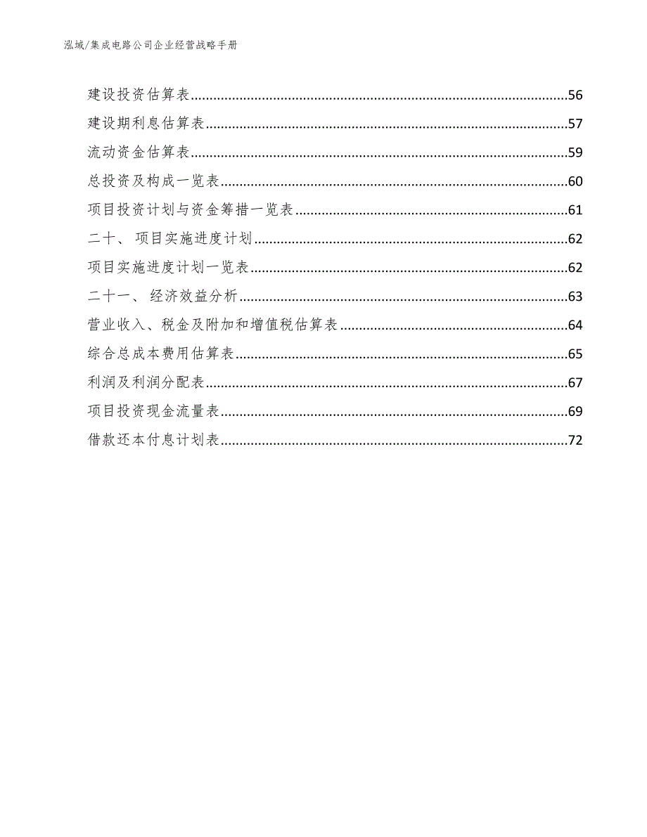 集成电路公司企业经营战略手册_参考_第2页