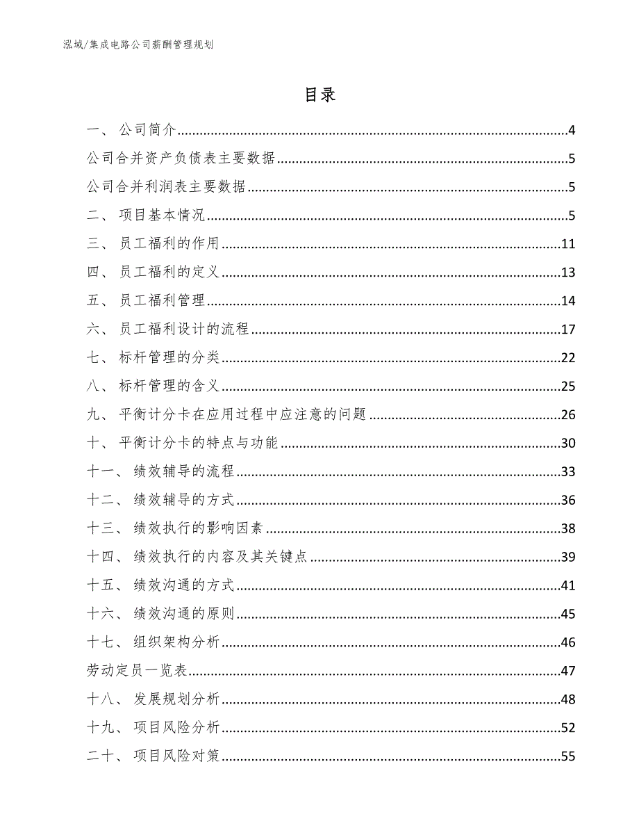 集成电路公司薪酬管理规划_参考_第2页