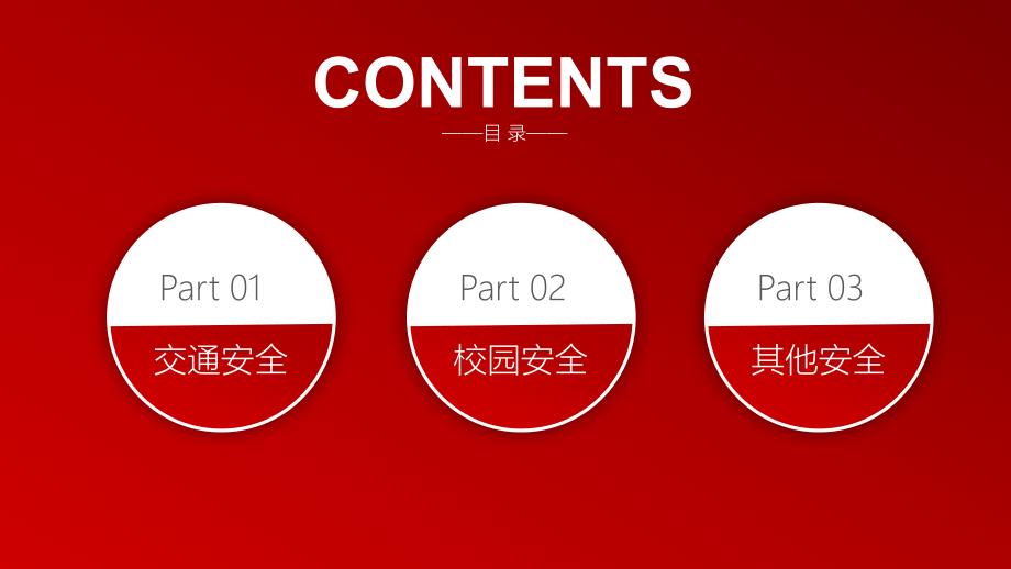 2022年红色简约安全教育主题班会PPT模板_第2页