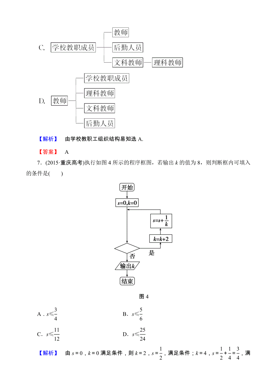 高中数学人教a版高二选修1-2_章末综合测评4有答案_第4页