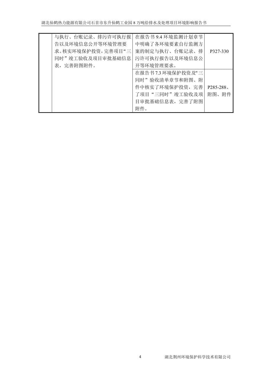 石首市东升仙鹤工业园8万吨给排水及处理项目环境影响报告书_第5页