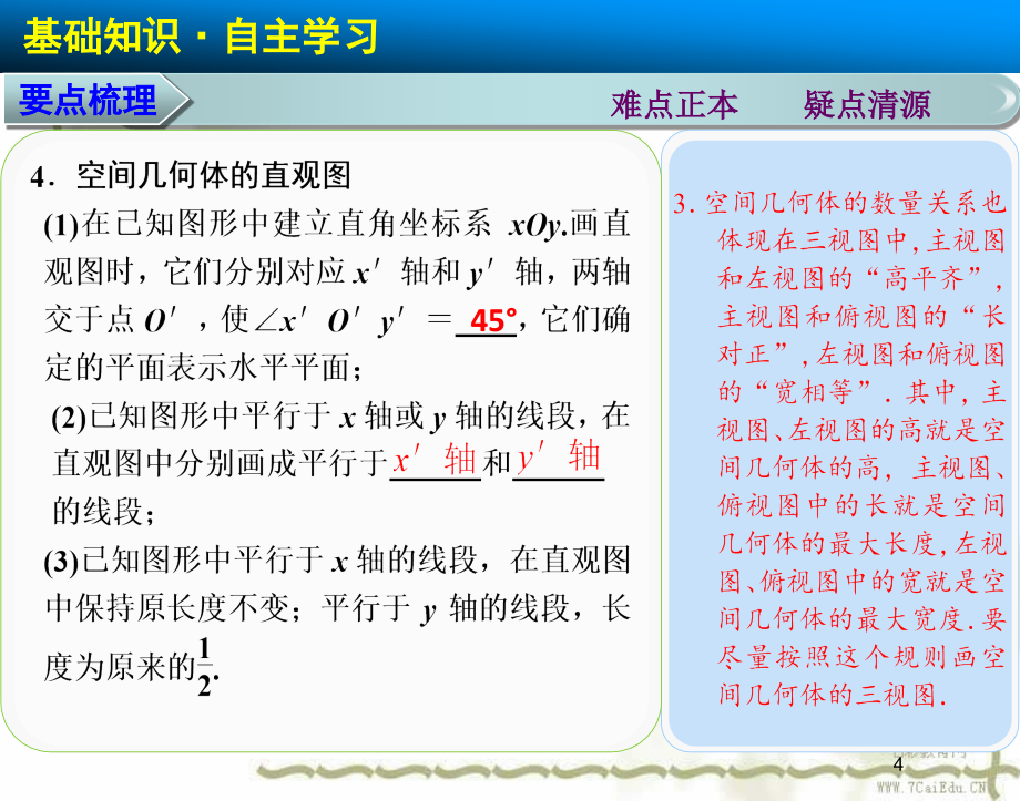 数学必修ⅱ北师大版1.3空间几何体的结构、三视图和直观图-ppt课件_第4页