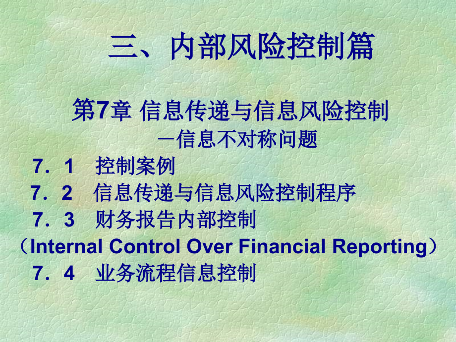 7信息风险控制(76页PPT)_第1页
