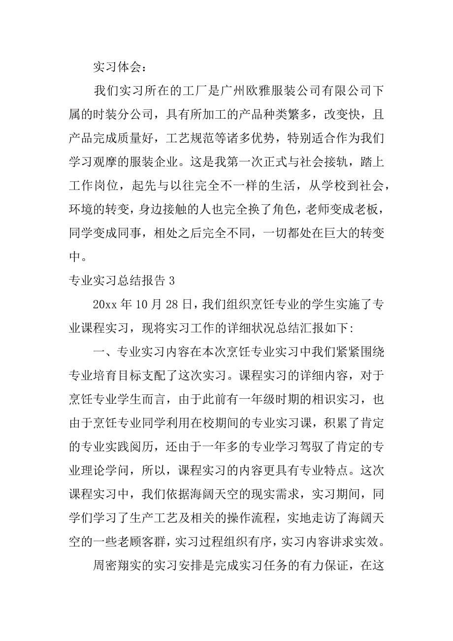 专业实习总结报告范文_第5页