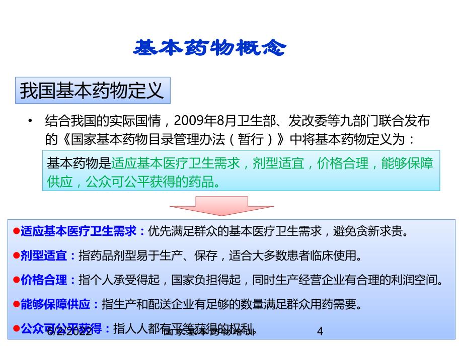 国家基本药物培训培训ppt课件_第4页