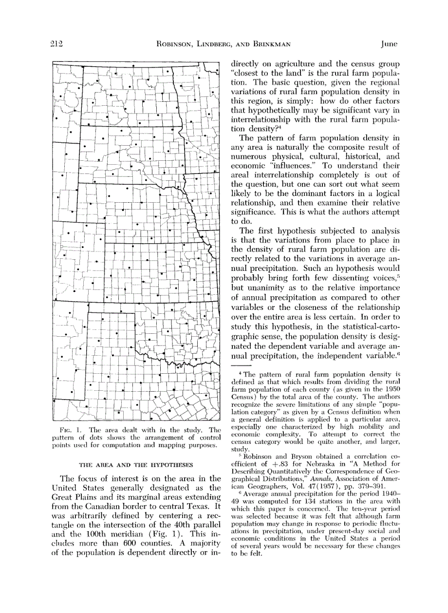 a correlation and regression analysis applied to rural farm population densities in the great plains1_第2页