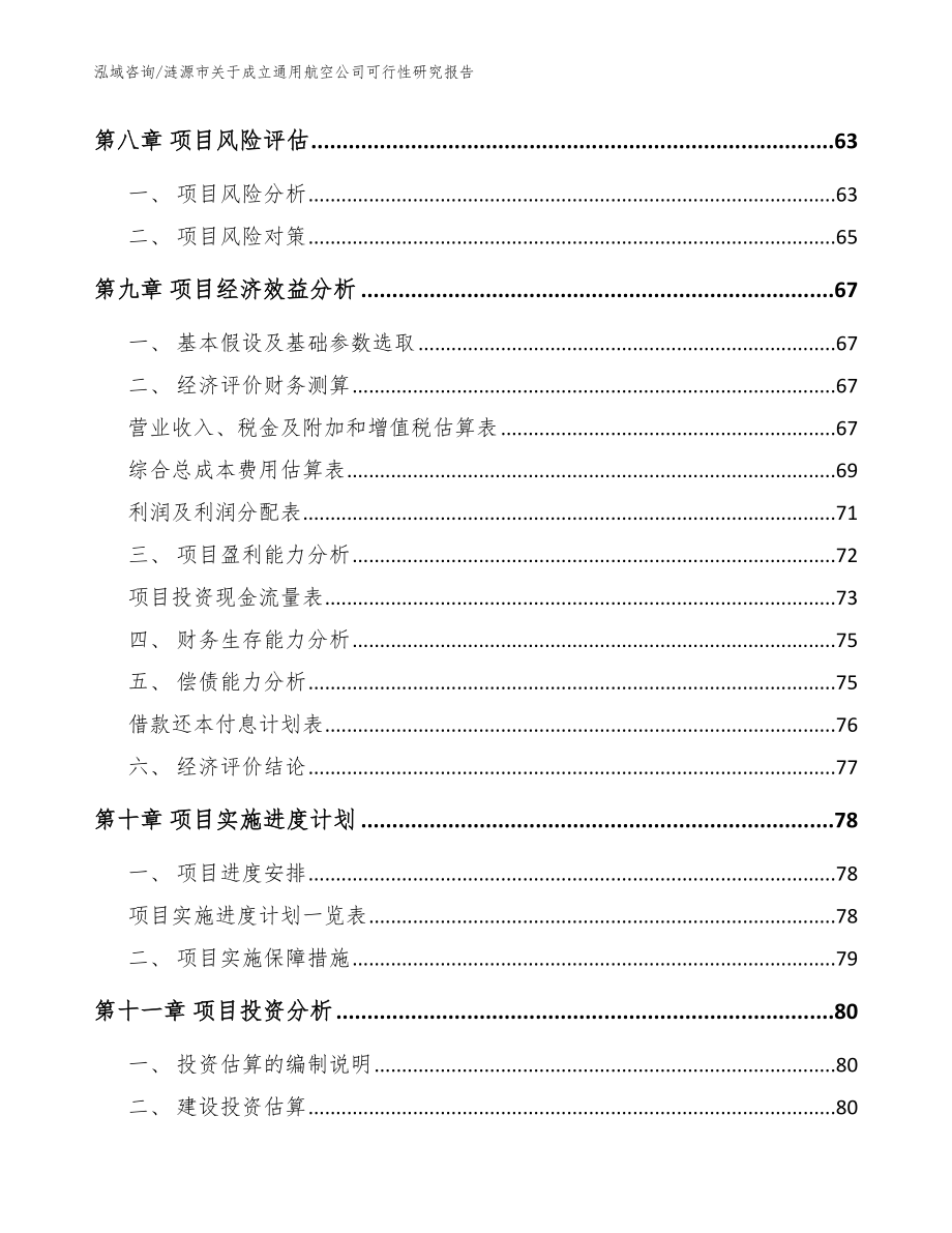 涟源市关于成立通用航空公司可行性研究报告范文_第4页