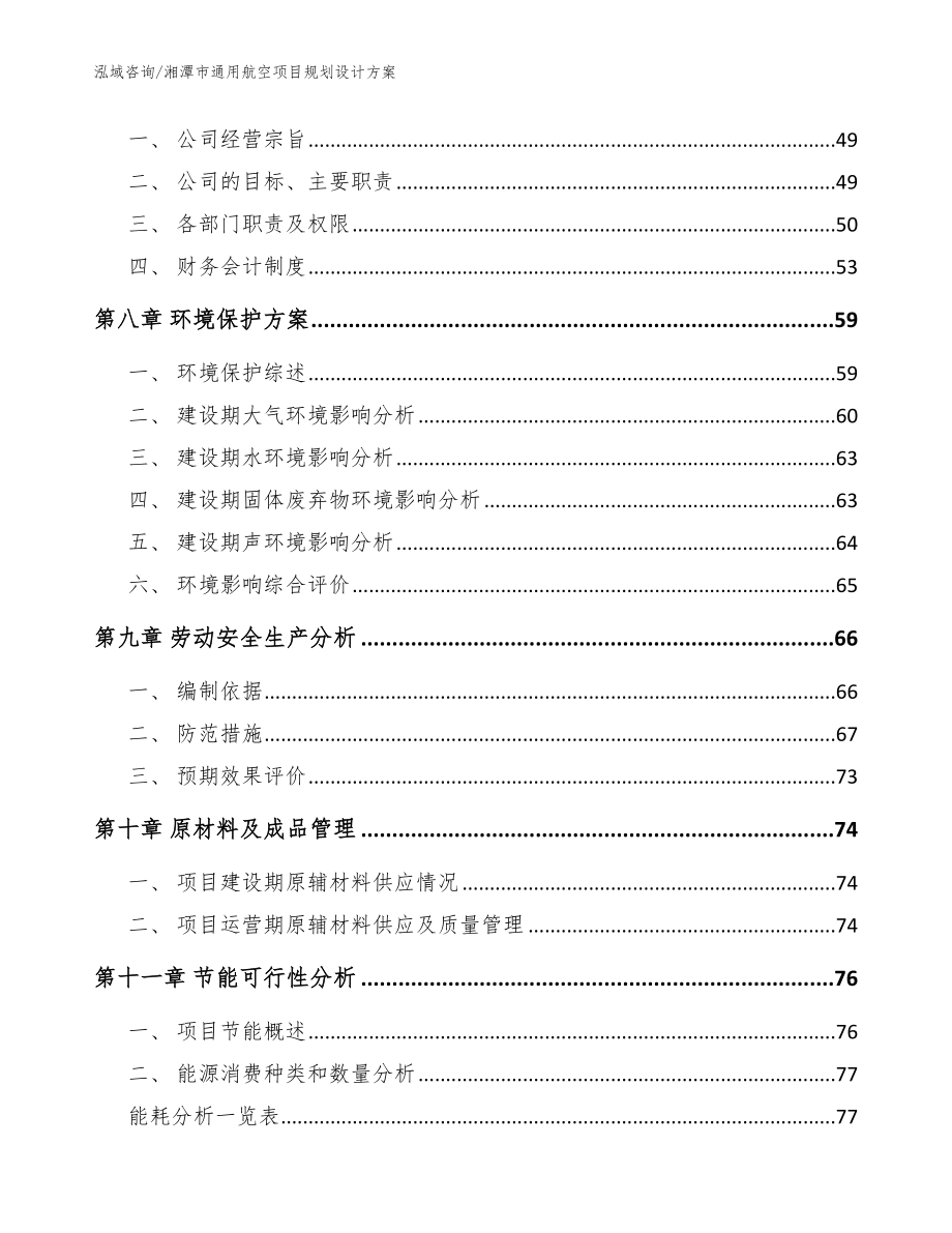 湘潭市通用航空项目规划设计【模板范本】_第3页