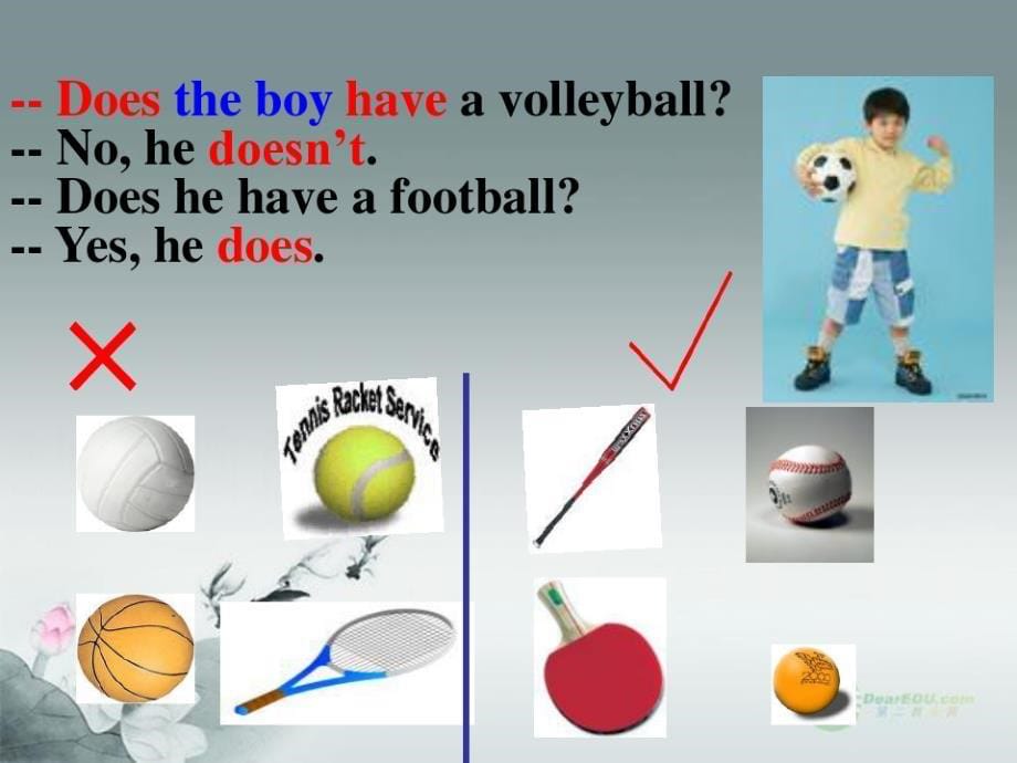 七年级英语上册《Unit-5-Do-you-have-a-soccer-ball？Lesson-3》_第5页