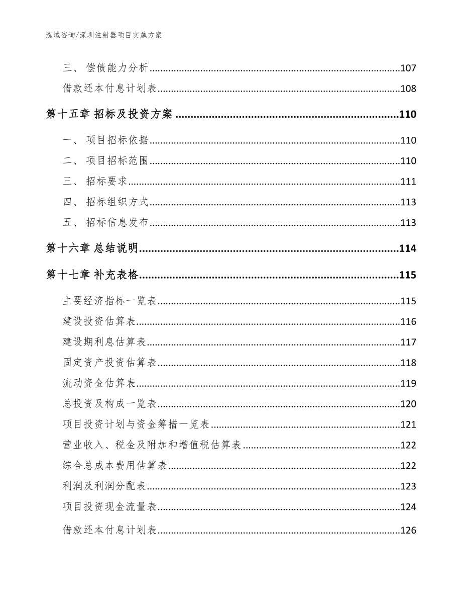 深圳注射器项目实施方案范文_第5页