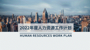 2022年度人力资源工作计划标准模板