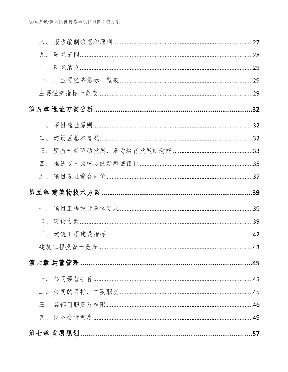 黄冈图像传感器项目招商引资方案范文_第2页