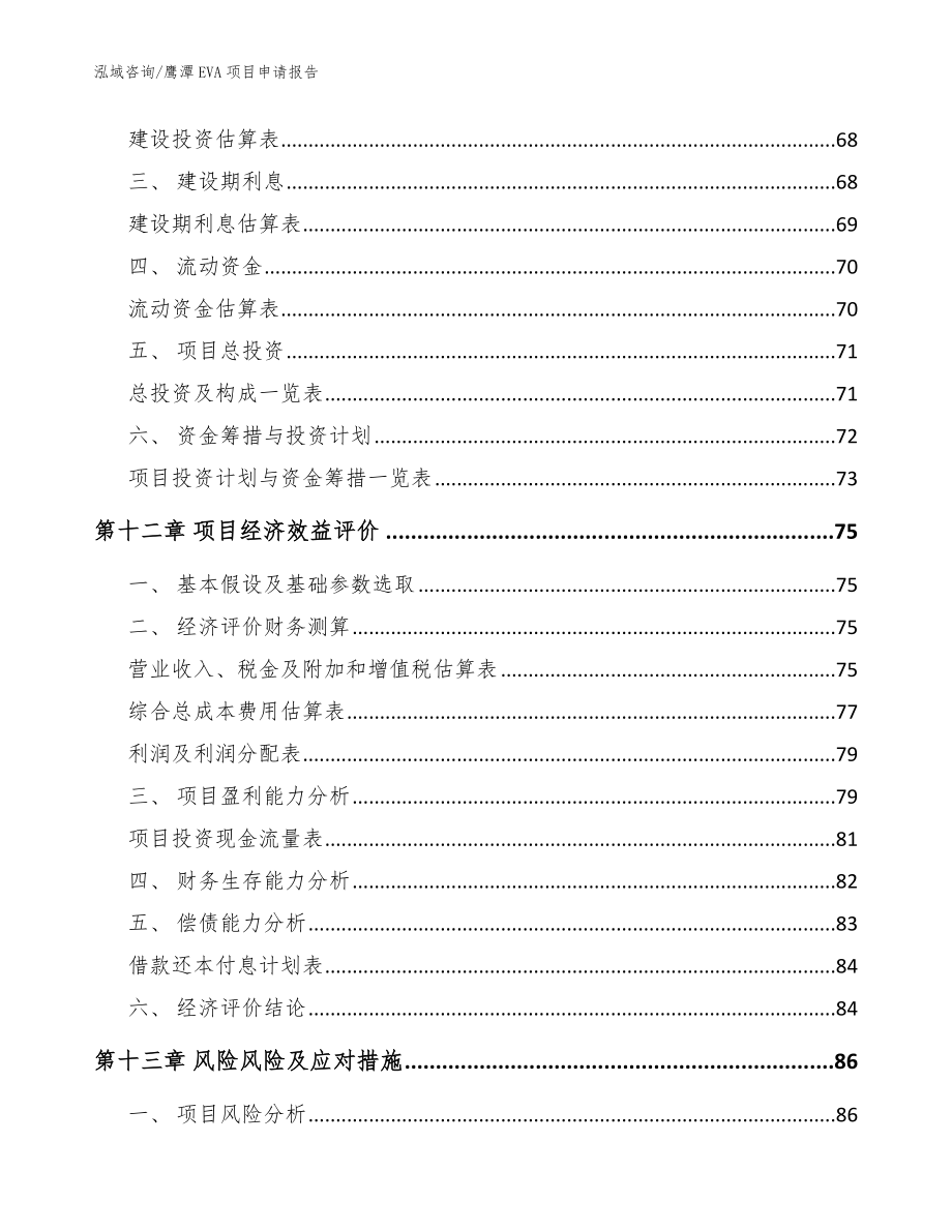 鹰潭EVA项目申请报告_第4页