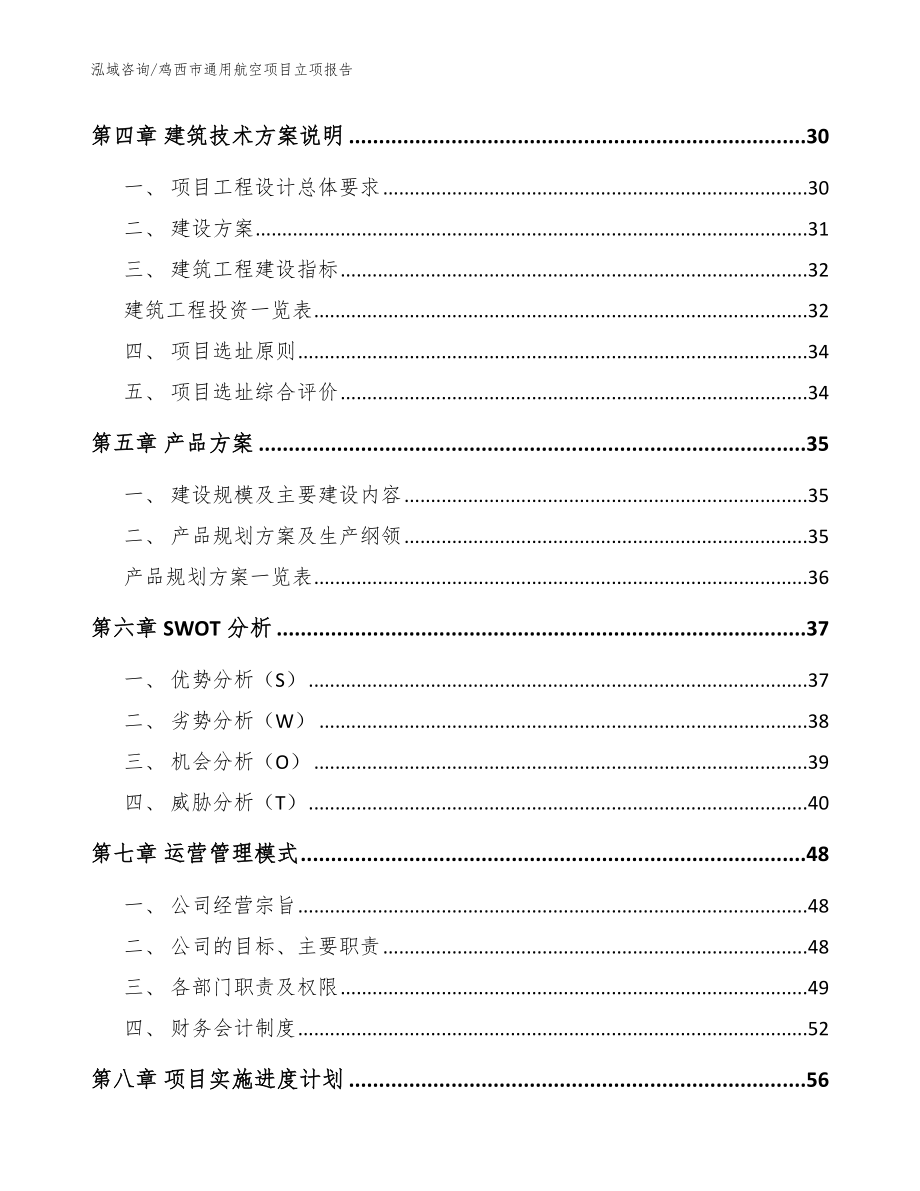 鸡西市通用航空项目立项报告（模板范本）_第2页