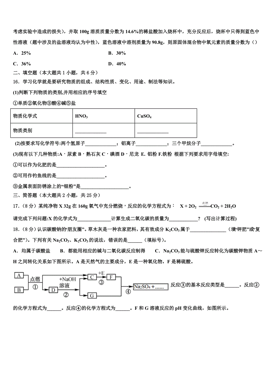 2022年天津市滨海新区中考三模化学试题含解析_第4页