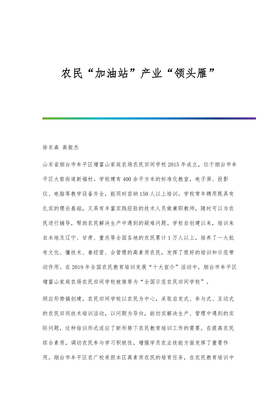 农民加油站产业领头雁_第1页