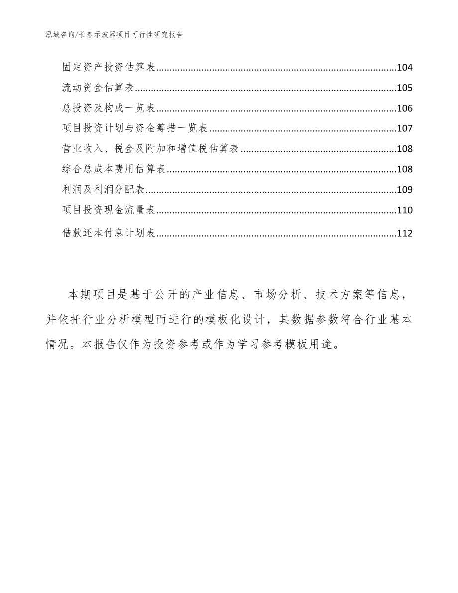 长春示波器项目可行性研究报告_参考模板_第5页