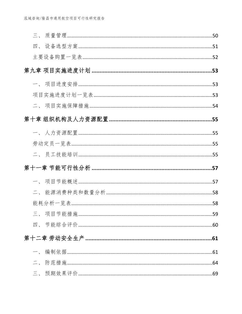 隆昌市通用航空项目可行性研究报告【模板范文】_第5页