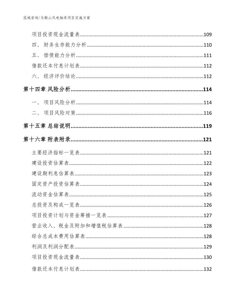 马鞍山风电轴承项目实施方案_第5页