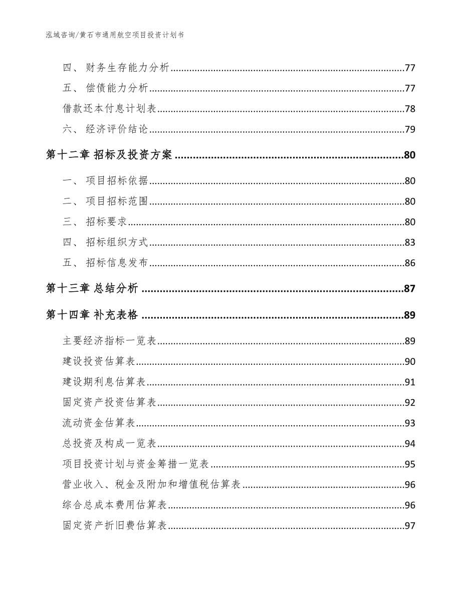 黄石市通用航空项目投资计划书_第5页