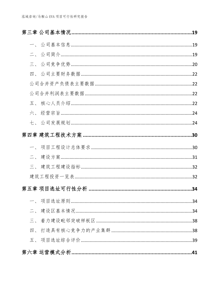 马鞍山EVA项目可行性研究报告【模板】_第3页