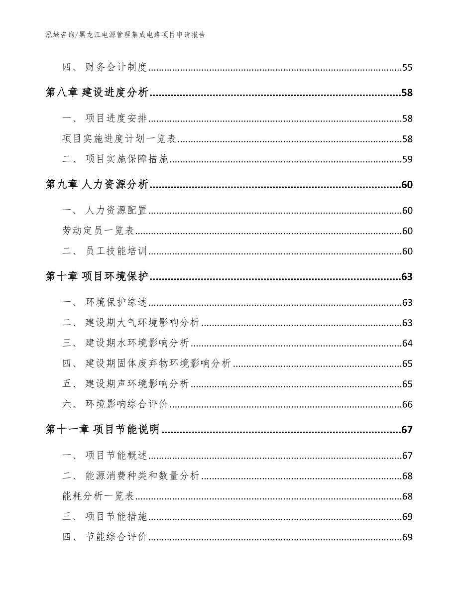 黑龙江电源管理集成电路项目申请报告范文模板_第4页