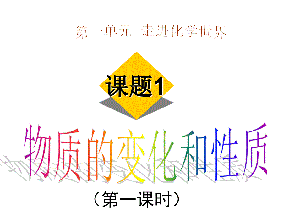 人教版初中化学2011课标版九年级上册课题1　物质的变化和性质(共23张PPT)_第2页