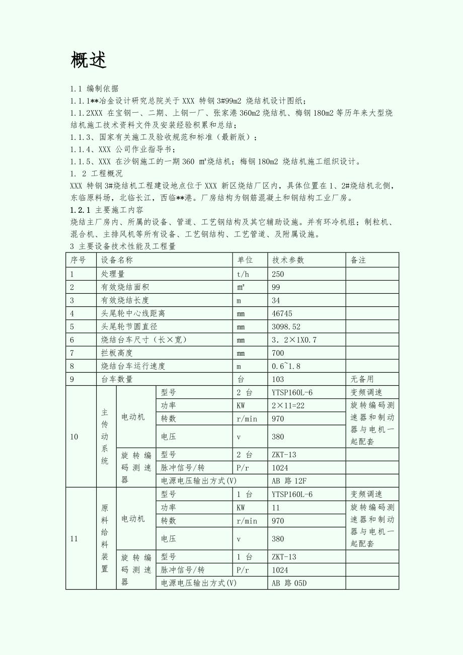 【施工组织设计】江阴某钢铁有限公司#烧结安装工程施工组织设计_第2页