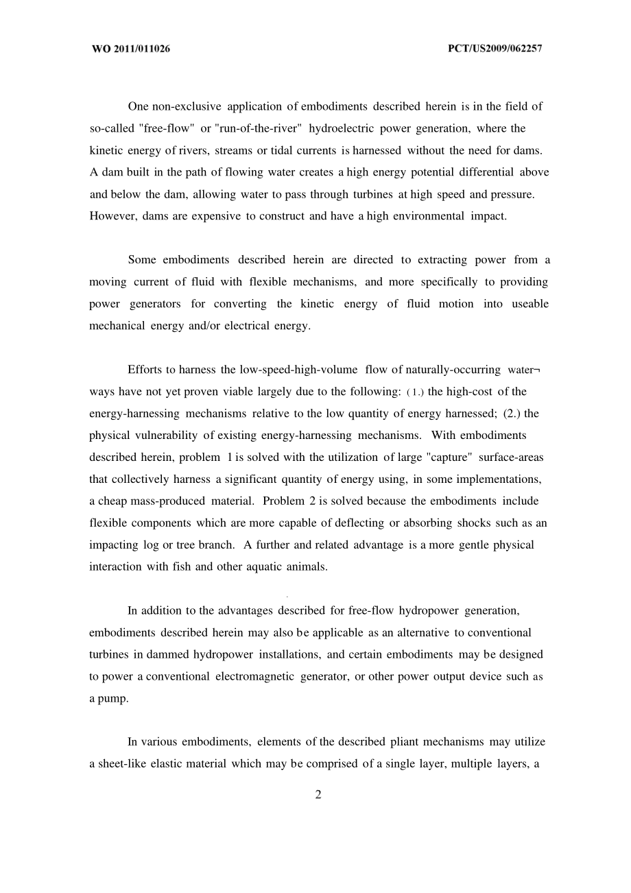 PLIANT MECHANISMS FOR EXTRACTING POWER FROM MOVING_第3页