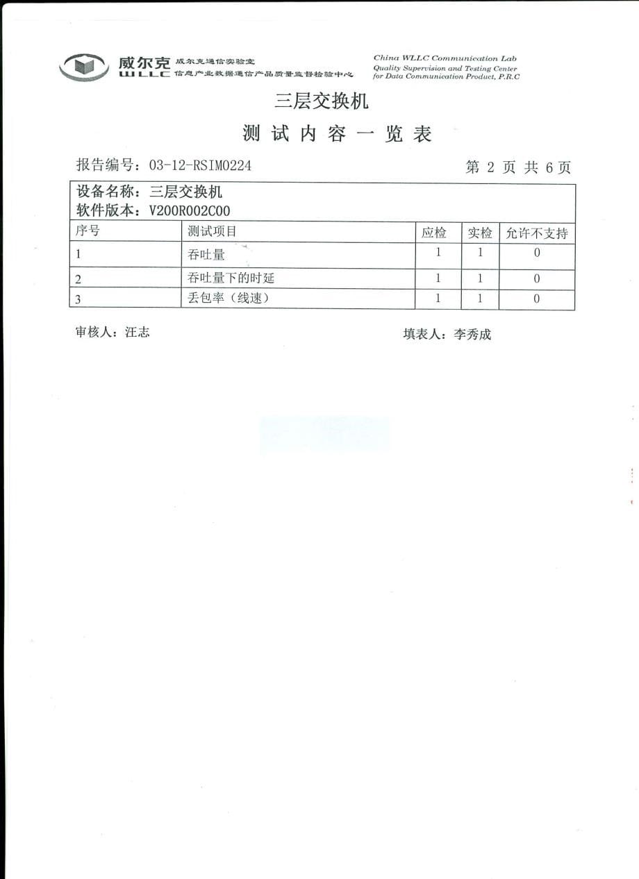 Huawei-S7700交换机40G端口板卡工信部测试报告_第5页