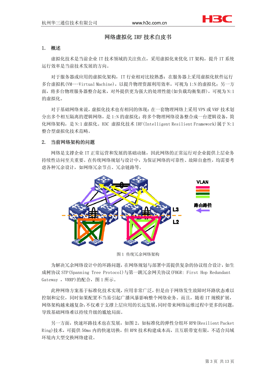 H3C-IRF技术架构_第3页