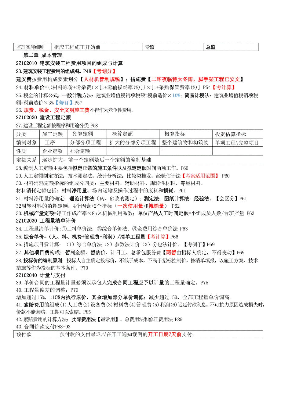 2022年二级建造师《管理》考试必背重点_第4页