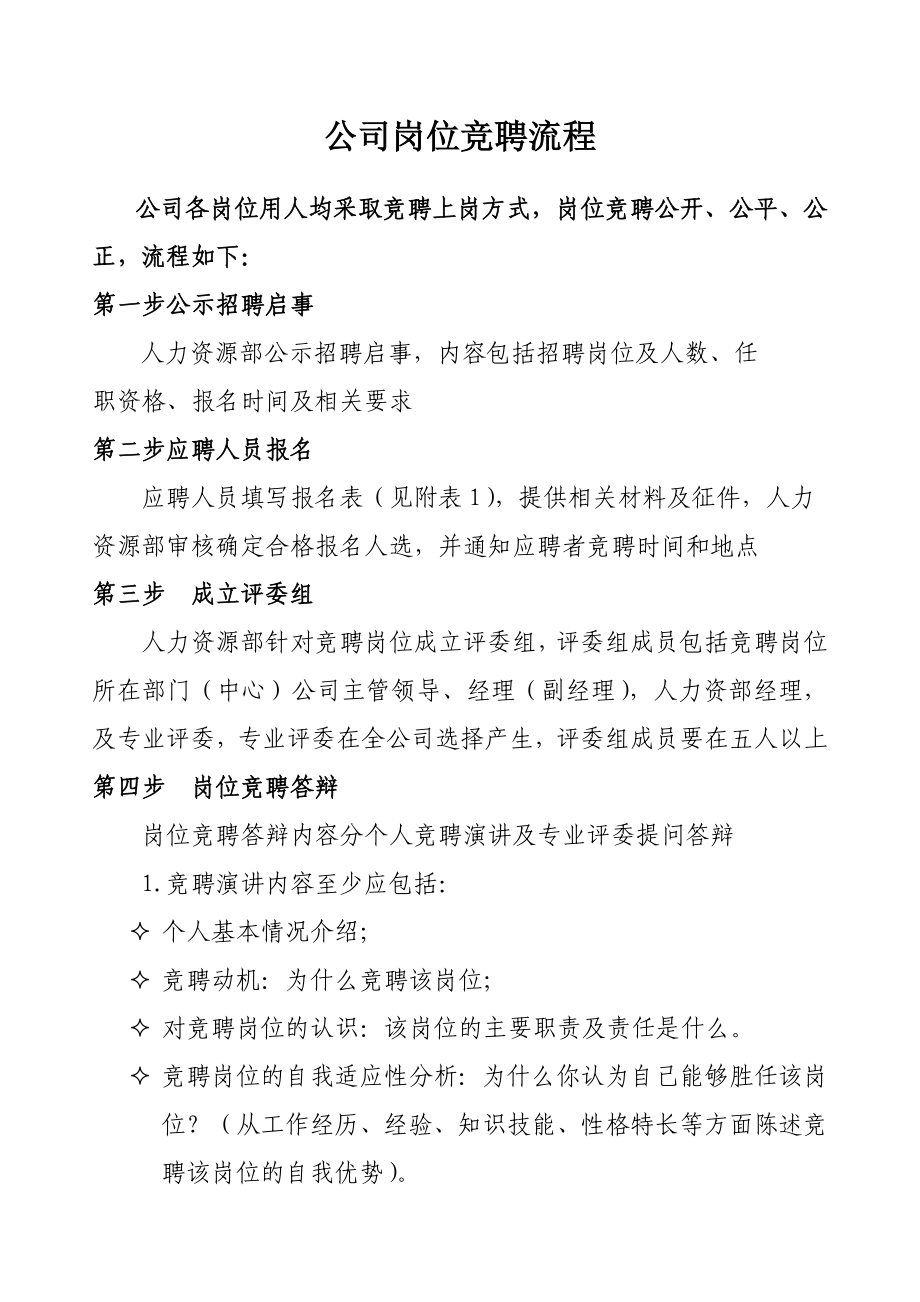 岗位竞聘流程试卷教案_第1页