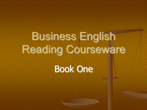 商务英语阅读（上册）（第二版）课件Chapter 8