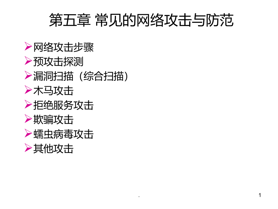 最常见网络攻击详细分析PPT课件_第1页