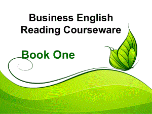 商务英语阅读（上册）（第二版）课件Chapter 13