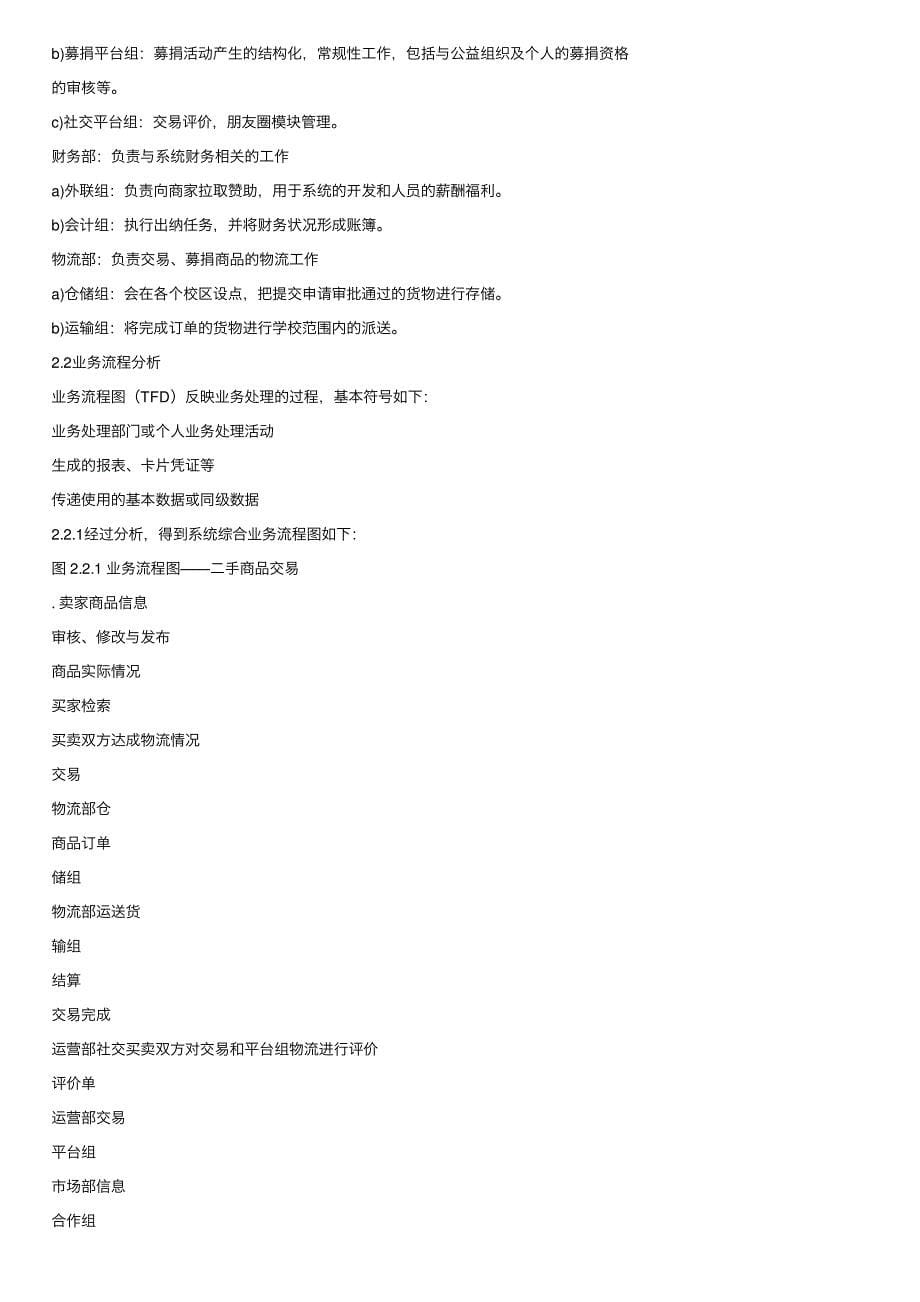 （完整word版）校园二手交易平台系统（word文档良心出品）.doc_第5页