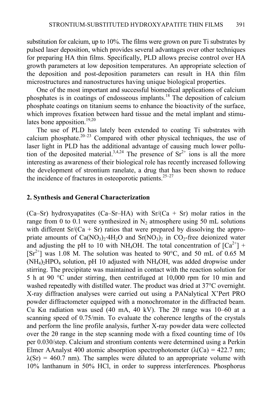 ce for peace and security series b physics and biophysics] functionalized nanoscale materials, devices and systemsstrontium-substituted hydroxyapatite thin films grown by pulsed laser deposition_第3页