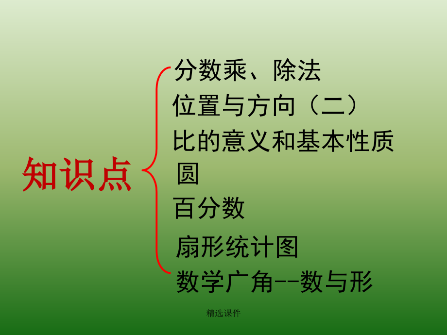 小学数学六年级上册期末总复习资料-精选课件_第2页