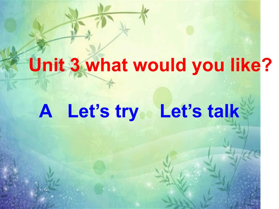 新版PEP五年级上册英语第三单元第二课时Part-A-Let‘s-talk课件_第1页