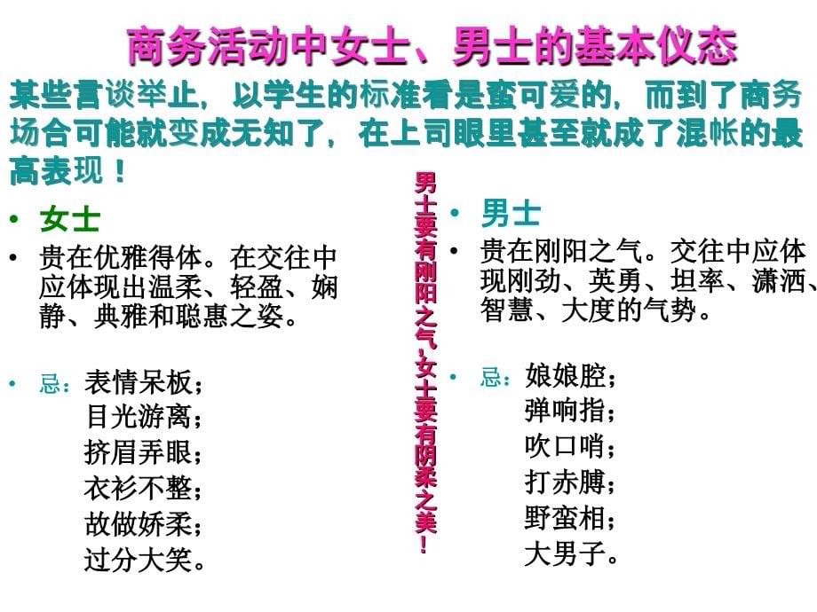 《商务个人礼仪学生》PPT课件_第5页