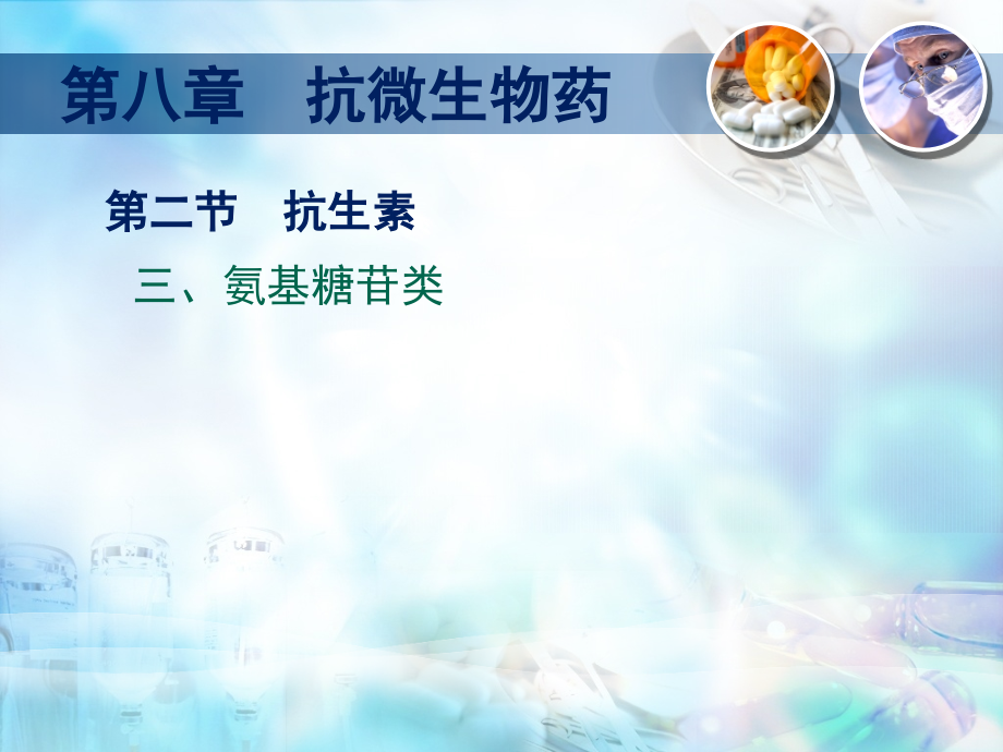 《实用商品药物知识》教学课件—08-3氨基糖苷类、四环素、大环内脂类_第2页