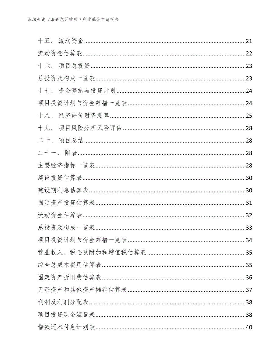 莱赛尔纤维项目产业基金申请报告_第2页