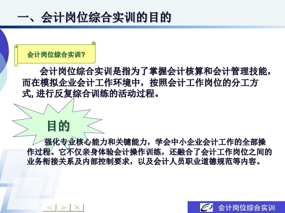 概论_会计岗位综合实训(44页PPT)_第4页