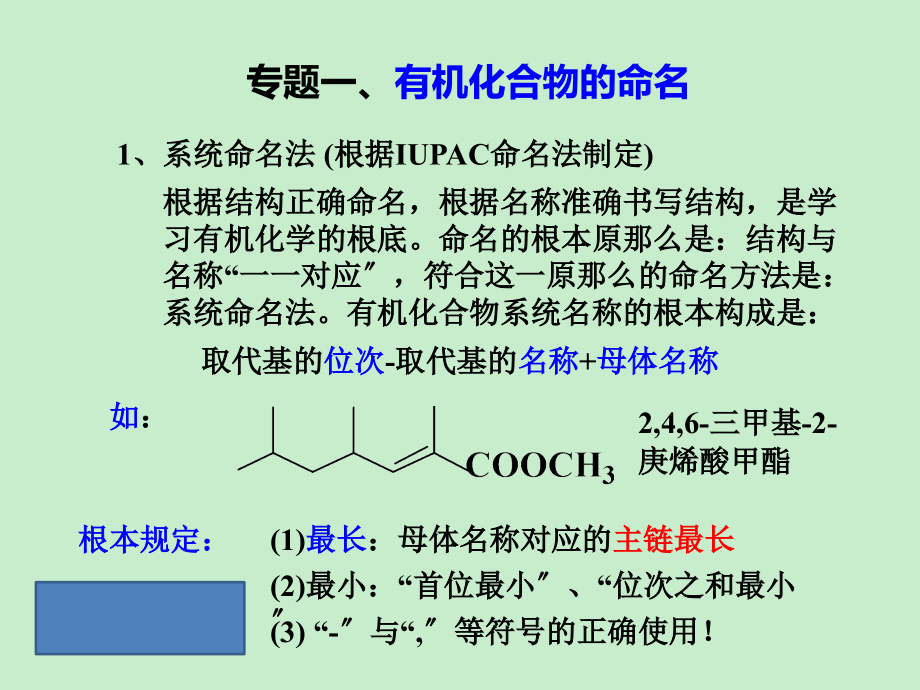 2008年新课标高中化学-高中化学竞赛辅导（2）-有机化学-命名、结构、反应_第2页