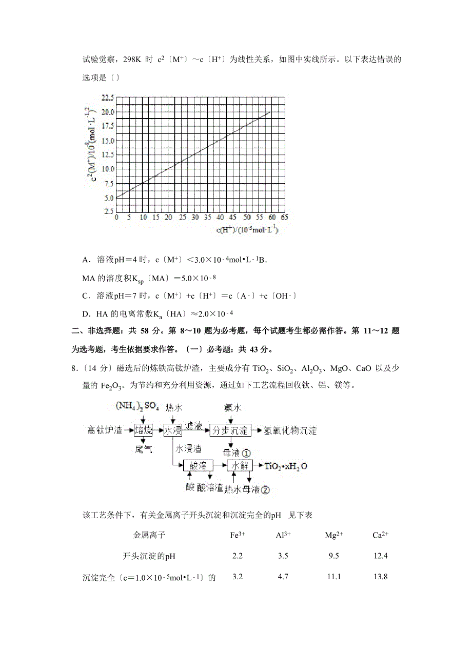 2022年化学及解析(全国乙卷)_第3页