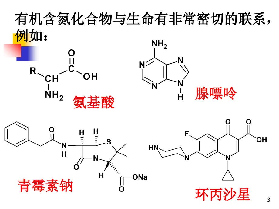 《胺和生物碱珊》PPT课件_第3页