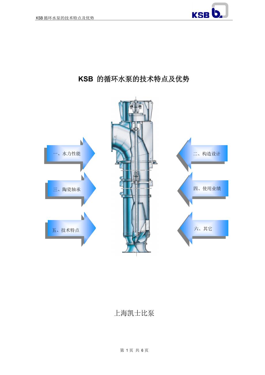 KSB循环水泵的技术特点及优势_第1页