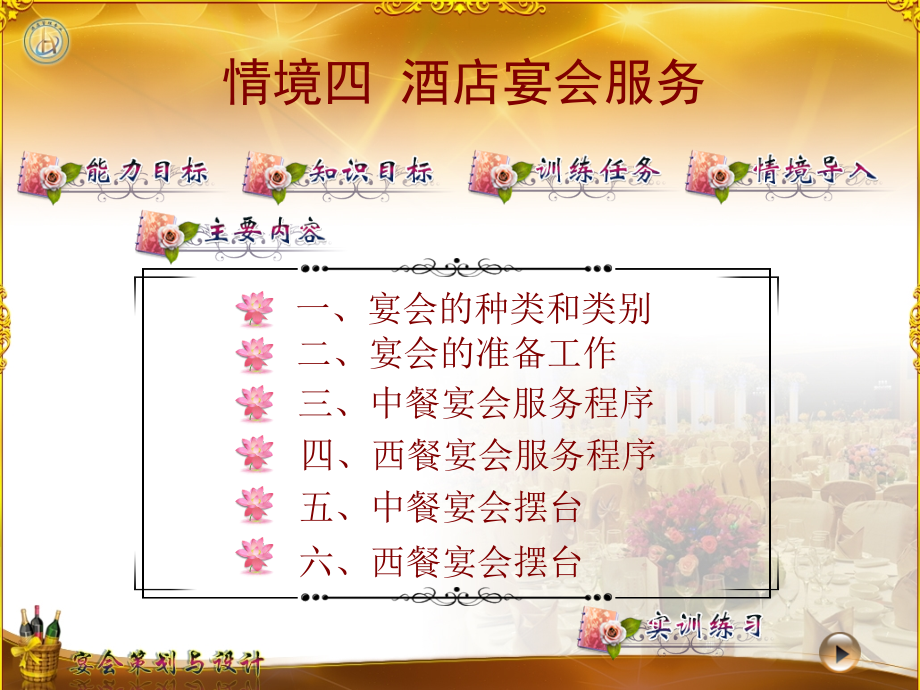 情境四酒店宴会服务课件_第1页