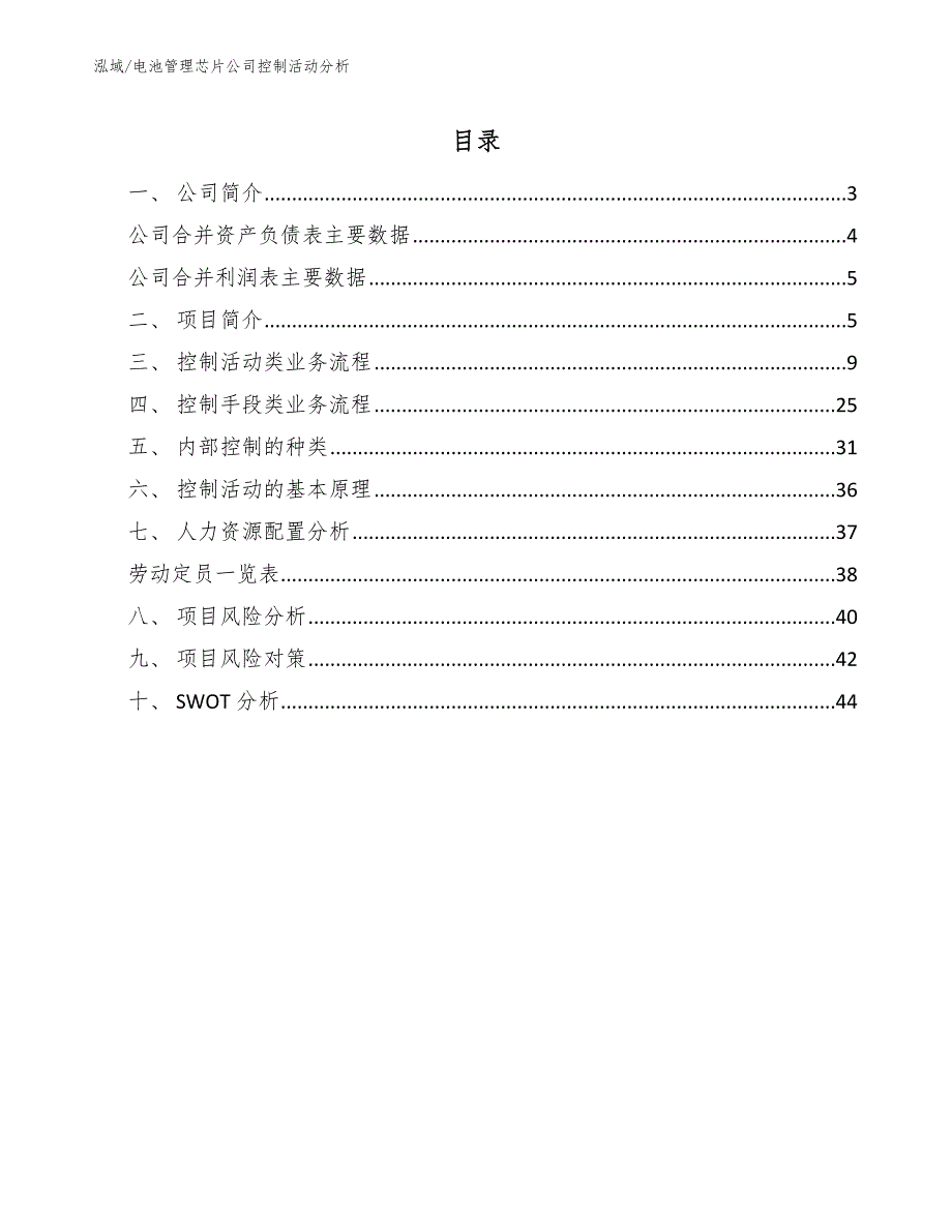 电池管理芯片公司控制活动分析【参考】_第2页